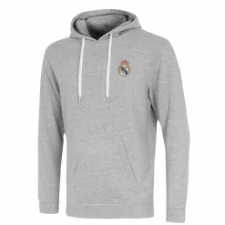 Hombre T&F Sudaderas*Sudadera Capucha Gris Claro Hombre Escudo Color Essentials