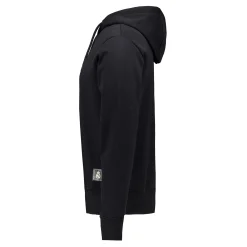 Hombre MBA Solutions Sudaderas*Sudadera Capucha Hombre Blackout Escudo Negra Real Madrid