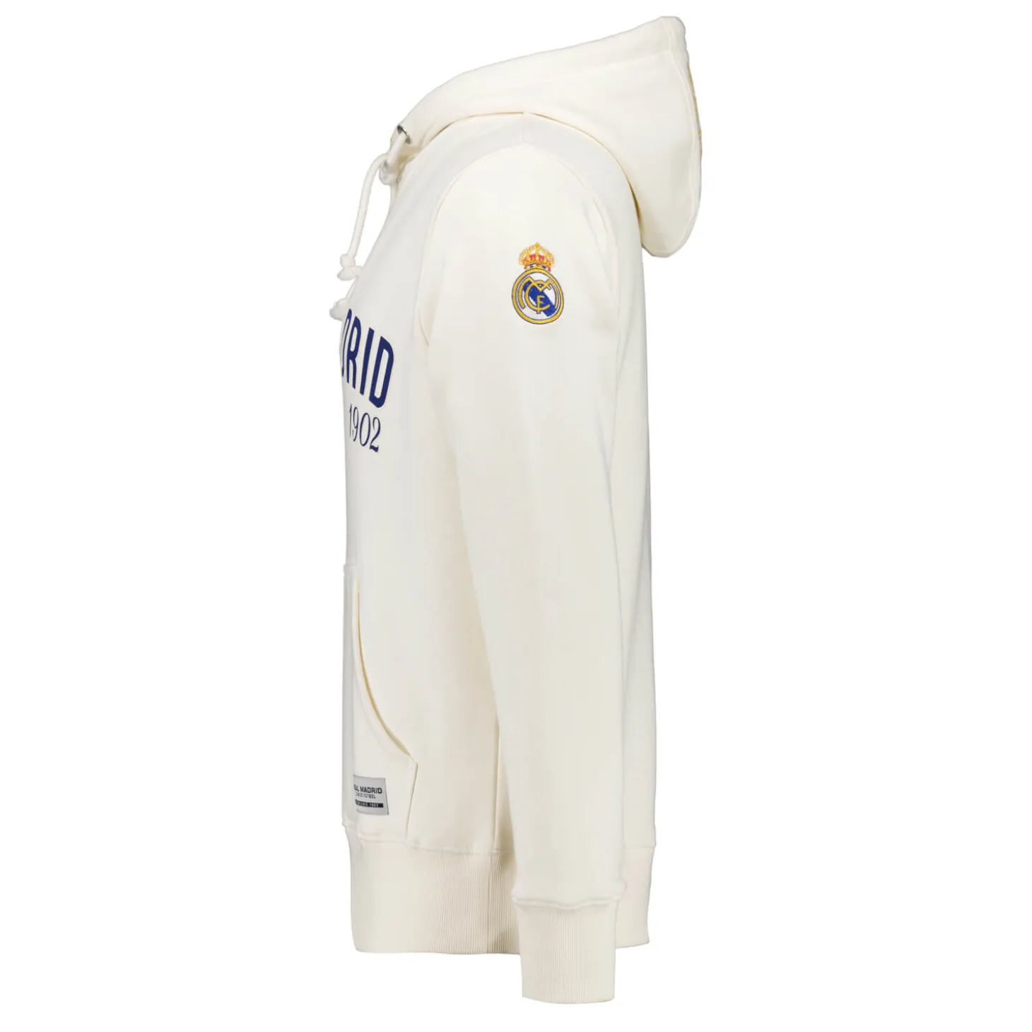 Hombre MBA Solutions Sudaderas*Sudadera Capucha Hombre Baseball Blanca Real Madrid