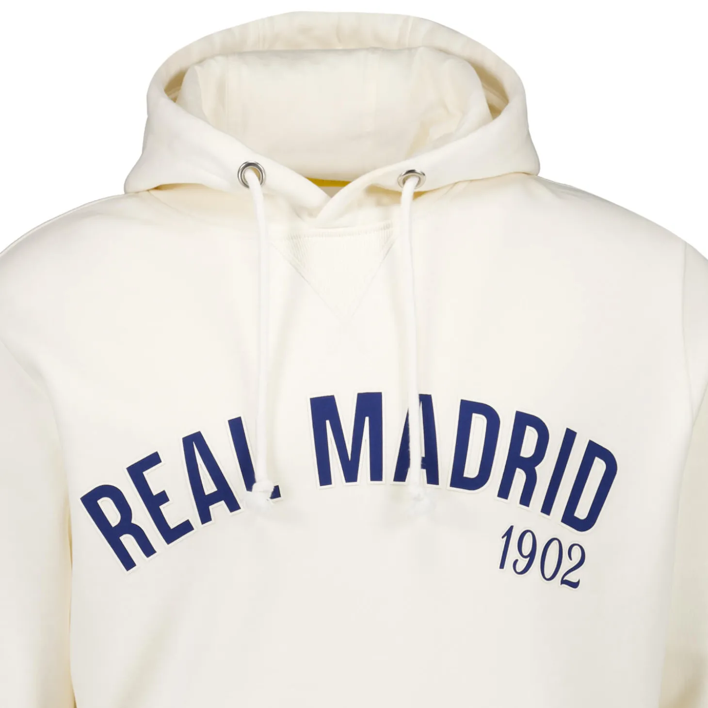 Hombre MBA Solutions Sudaderas*Sudadera Capucha Hombre Baseball Blanca Real Madrid
