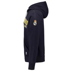 Hombre MBA Solutions Sudaderas*Sudadera Capucha Hombre Baseball Azul Marino Real Madrid