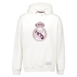 Hombre Sport Design Sweden AB Sudaderas*Sudadera Capucha Hombre Color Crest Blanco Roto Real Madrid