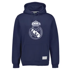 Hombre Sport Design Sweden AB Sudaderas*Sudadera Capucha Hombre Color Crest Azul Marino Real Madrid
