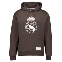 Hombre Sport Design Sweden AB Sudaderas*Sudadera Capucha Hombre Color Crest Negro Lavado Real Madrid