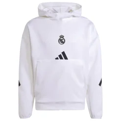 Hombre Adidas España, S.A.U Sudaderas|Sudaderas Capucha*Sudadera con capucha Hombre adidas Real Urban Blanca