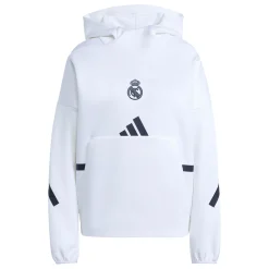 Mujer Adidas España, S.A.U Sudaderas|Sudaderas*Sudadera con capucha Mujer adidas Real Urban Blanca