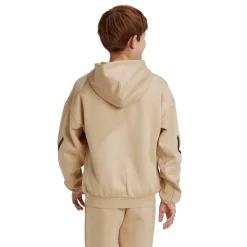 Hombre Adidas España, S.A.U Sudaderas|Sudaderas Capucha*Sudadera con capucha Niños adidas Real Urban Beige