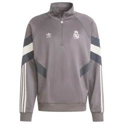 Hombre Adidas España, S.A.U Sudaderas|Sudaderas*Sudadera Cremallera 1/2 Hombre adidas Originals LFSTLR Gris 24/25