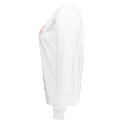 Mujer OSDM Sudaderas*Sudadera Cropped Mujer ECO Essentials Real Madrid Escudo Blanca