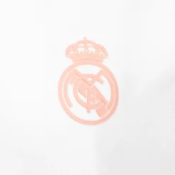 Mujer OSDM Sudaderas*Sudadera Cropped Mujer ECO Essentials Real Madrid Escudo Blanca