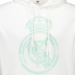 Hombre Foundry Sudaderas*Sudadera de Capucha Hombre Escudo Real Madrid Blanco