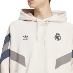 Hombre Adidas España, S.A.U Sudaderas|Sudaderas Capucha*Sudadera Hombre adidas Originals LFSTLR Beige 24/25