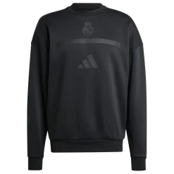 Hombre Adidas España, S.A.U Sudaderas|Sudaderas*Sudadera Hombre adidas Real Urban Negra