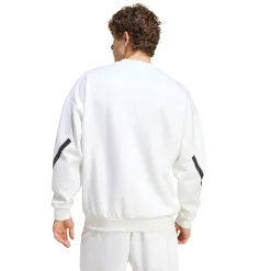 Hombre Adidas España, S.A.U Sudaderas|Sudaderas*Sudadera Hombre adidas Real Urban Blanca