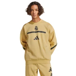 Hombre Adidas España, S.A.U Sudaderas|Sudaderas*Sudadera Hombre adidas Real Urban Beige