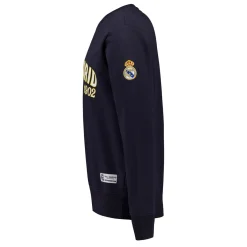 Hombre MBA Solutions Sudaderas*Sudadera Hombre Baseball Azul Marino Real Madrid