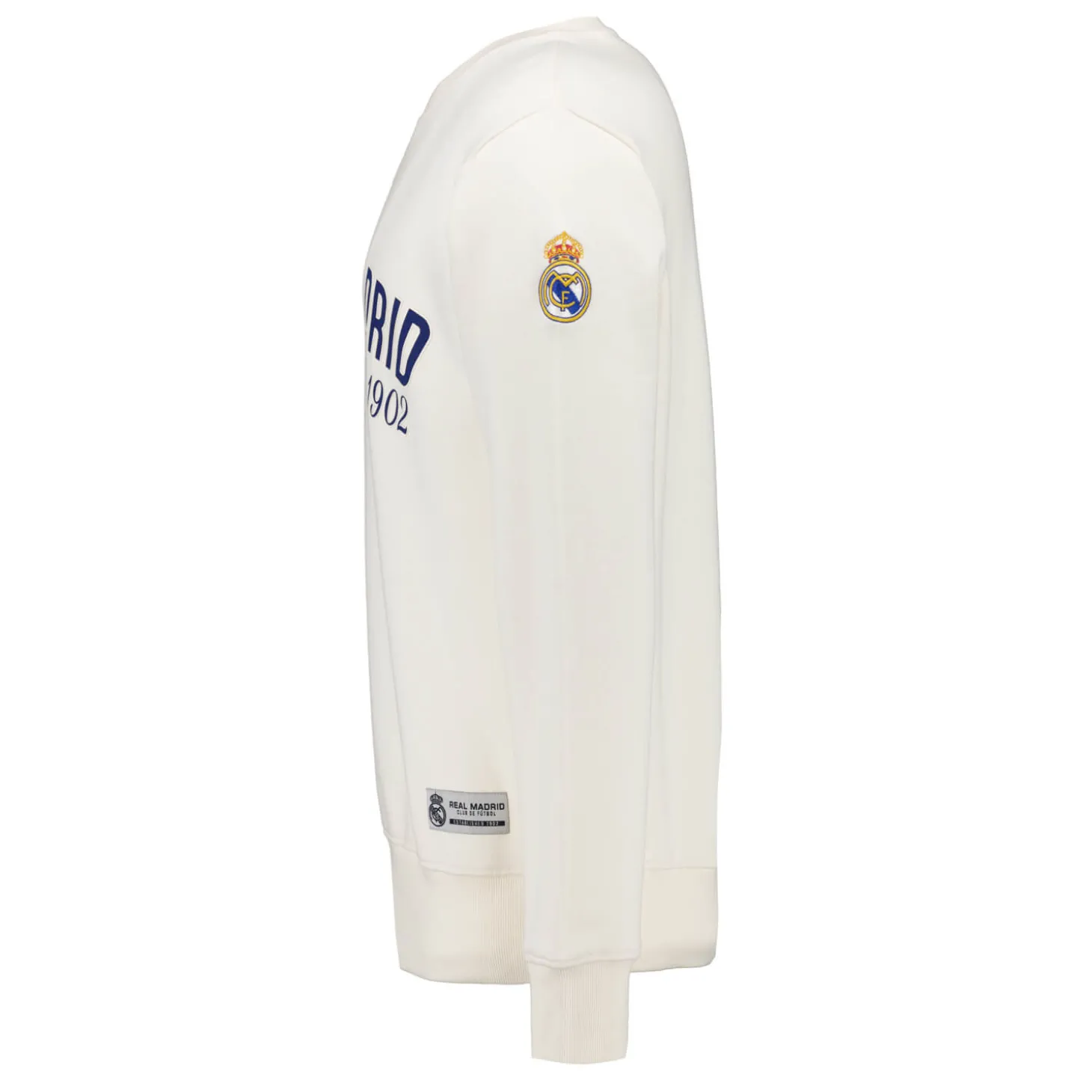 Hombre MBA Solutions Sudaderas*Sudadera Hombre Baseball Blanca Real Madrid