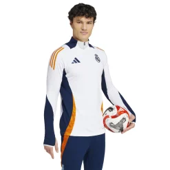 Hombre Adidas España, S.A.U Sudaderas*Sudadera Hombre Entrenamiento Blanca 24/25
