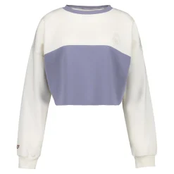 Mujer Foundry Sudaderas*Sudadera Mujer Real Madrid Ladies Vintage Crop Crema