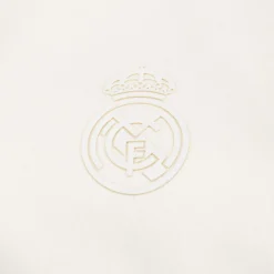 Mujer Foundry Sudaderas*Sudadera Mujer Real Madrid Ladies Vintage 1/4 Cremallera Crema