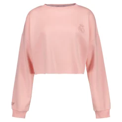 Mujer Foundry Sudaderas*Sudadera Mujer Real Madrid Ladies Vintage Crop Rosa