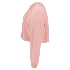 Mujer Foundry Sudaderas*Sudadera Mujer Real Madrid Ladies Vintage Crop Rosa